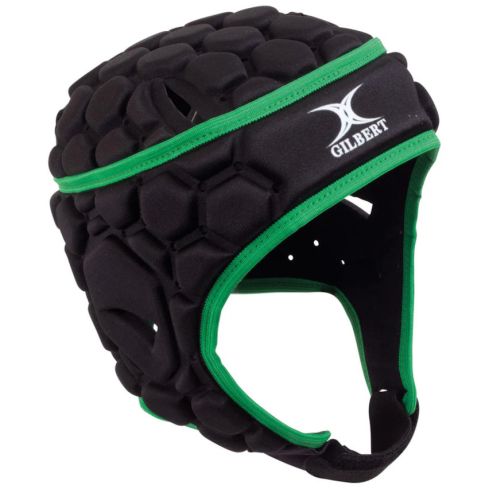 XP 250 Black/Green Kids' Rugby Helmet - GILBERT