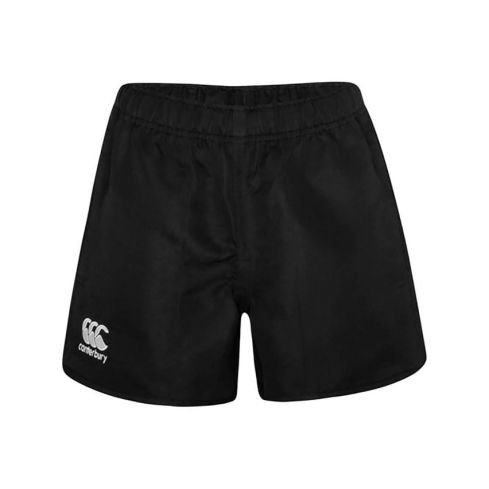 Black children's rugby shorts - Canterbury